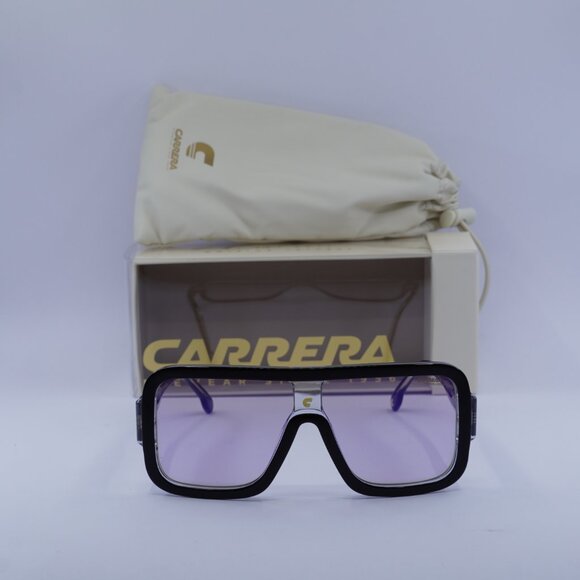 Carrera FLAGLAB 14 07C5 TE Shield Sunglasses - Black/Multilayer Violet - Picture 4 of 9